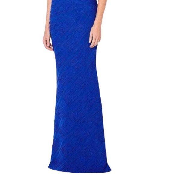 NWT Cameron Blake 221695 Jersey Mother of the Bride Dress Royal Blue Size 10 - Picture 2 of 6